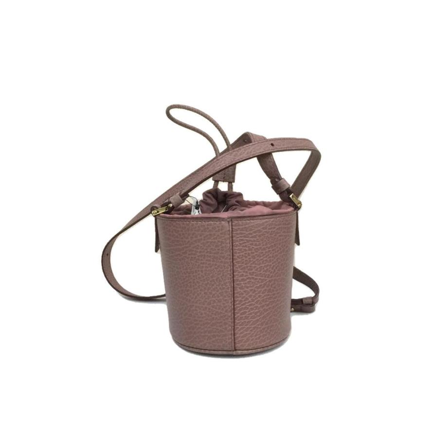 Maison Margiela / 5ACバケット/ミニバケット/2020年モデル/レザー/PNK/無地/S56WG0164 Maison Margiela◇5ACバケット/ミニバケット/2020年モデル/レザー/PNK
