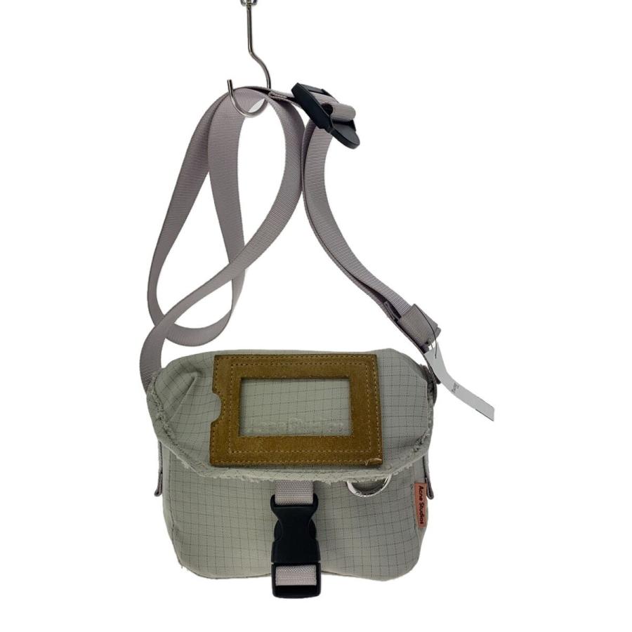 Acne Studios(Acne)◇ショルダーバッグ/ナイロン/GRY/チェック/FN-UX