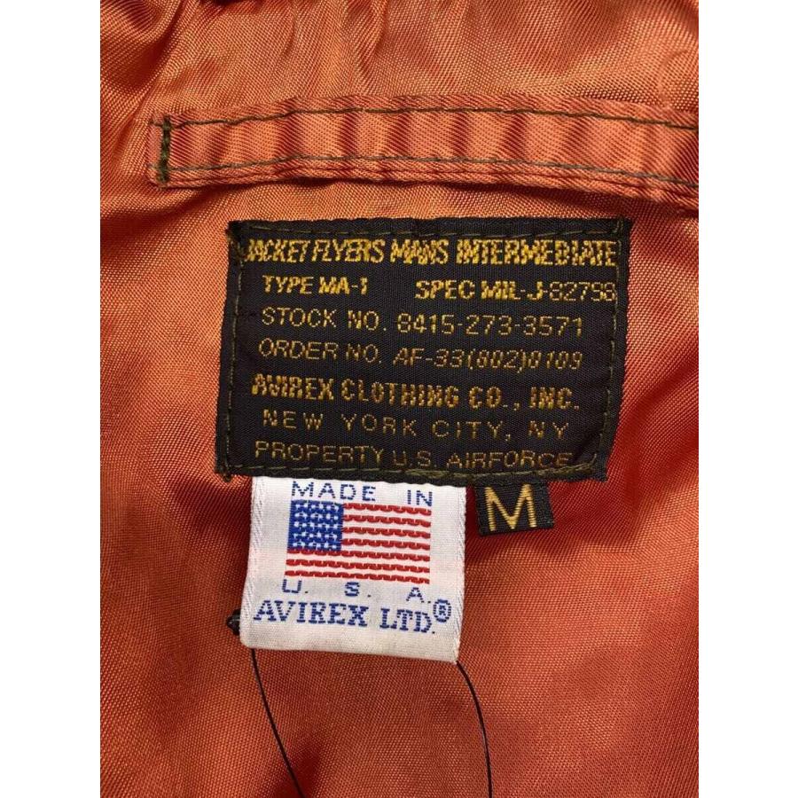 専用出品　米国製 AVIREX Ｓ M位 MA-1 MIL J 82798 AVIREX◇フライトジャケット/M/ナイロン/KHK/MIL-J-82798 : セカンド