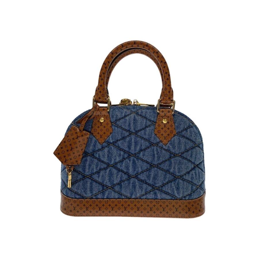 LOUIS VUITTON◇アルマBB_モノグラム・デニム_BLU/デニム/BLU
