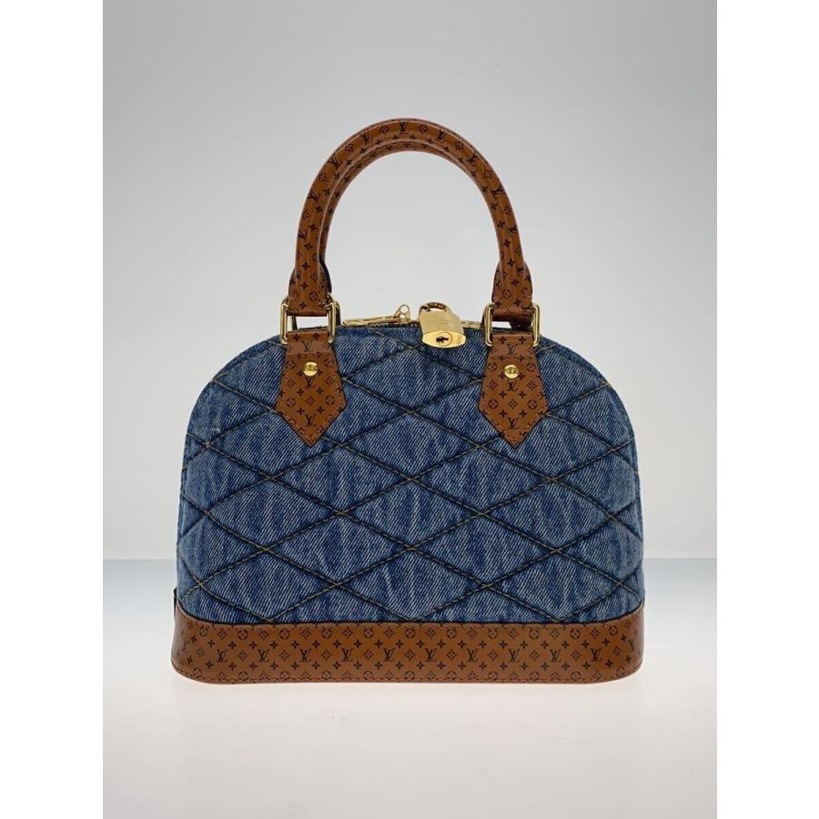 LOUIS VUITTON◇アルマBB_モノグラム・デニム_BLU/デニム/BLU