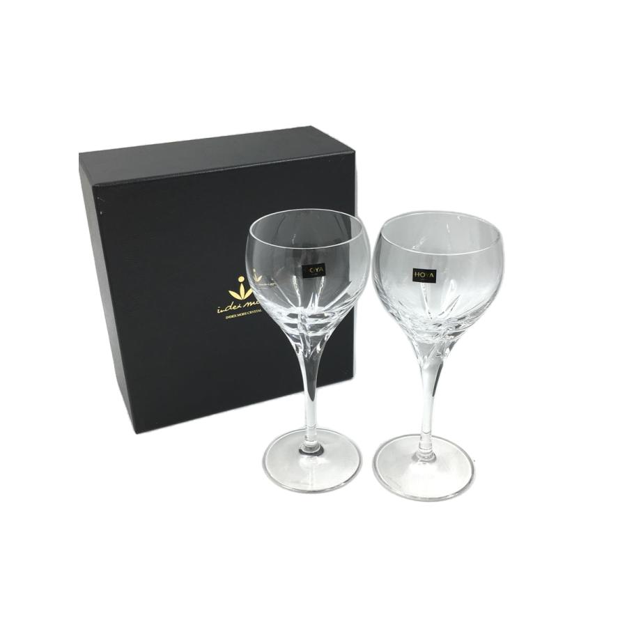 HOYA◇グラス/2点セット/クリスタルワイングラス :2336040426899