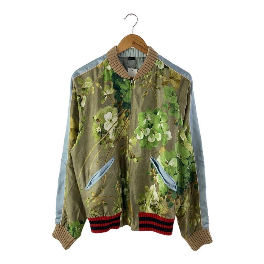 GUCCI◇スカジャン/48/シルク/マルチカラー/407421/リバーシブル