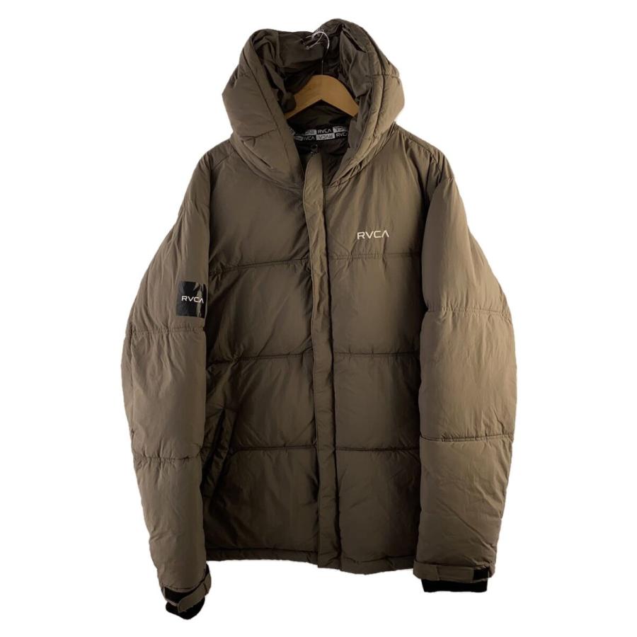 RVCA◇ダウンジャケット/L/VISOR HOODED PUFFER JACKET/BC042776