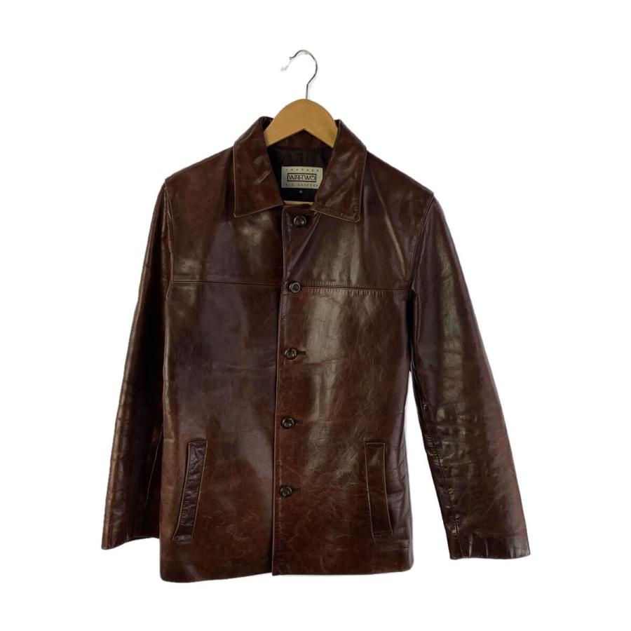 美品✨ Y'2 LEATHER ホースハイド レザージャケット ブラウン 茶色 Y'2 LEATHER◇レザージャケット・ブルゾン/M/馬革/BRW/WAI-TWO