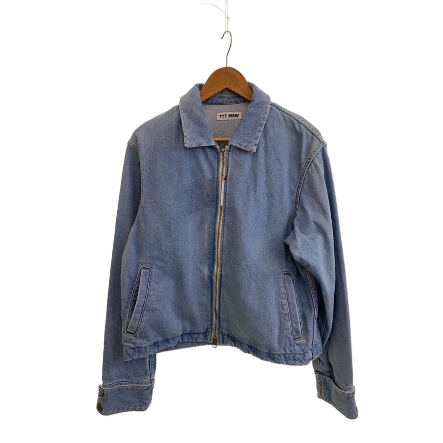 TTT MSW 21AW DENIM JACKET Gジャン Mサイズ　ブルー TTT_MSW◇ブルゾン/M/コットン/BLU/TTT-2021SS-JK04/色褪せ有