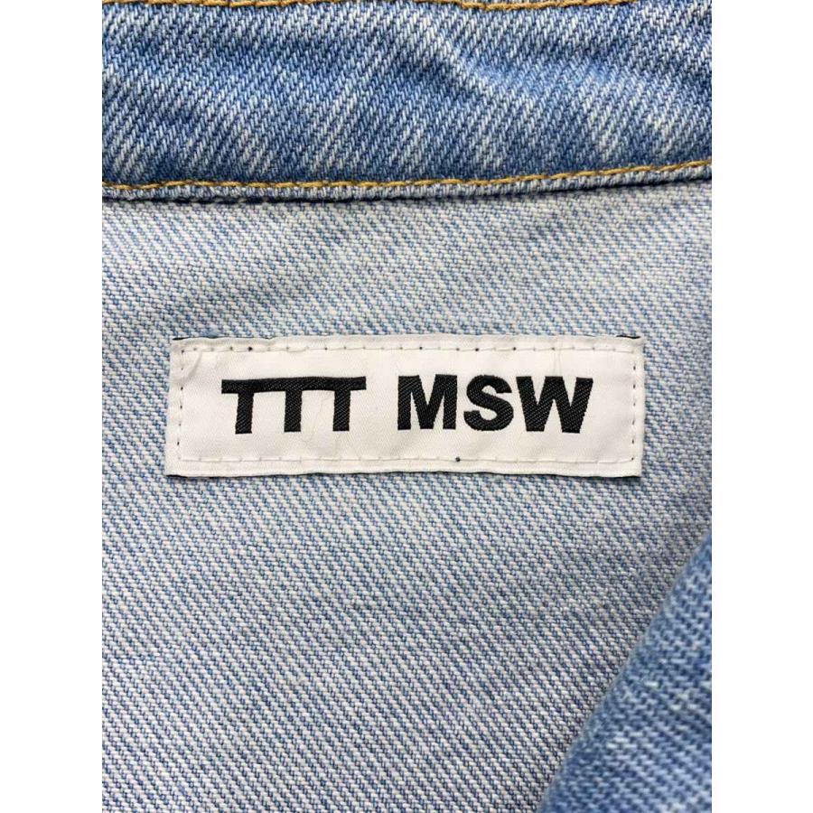TTT_MSW◇ブルゾン/M/コットン/BLU/TTT-2021SS-JK04/色褪せ有