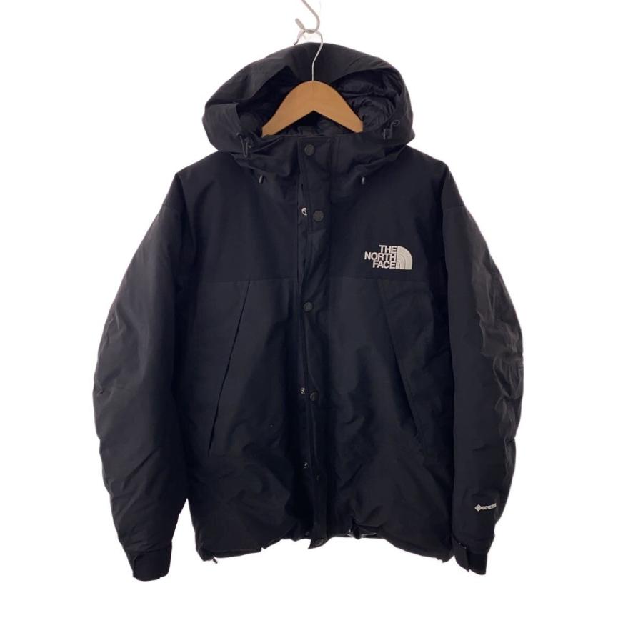 THE NORTH FACE◇ダウンジャケット/L/ゴアテックス/BLK/無地