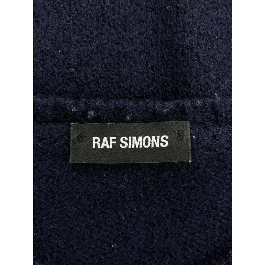 RAF SIMONS◆ニット・セーター(厚手)/M/ウール/NVY//