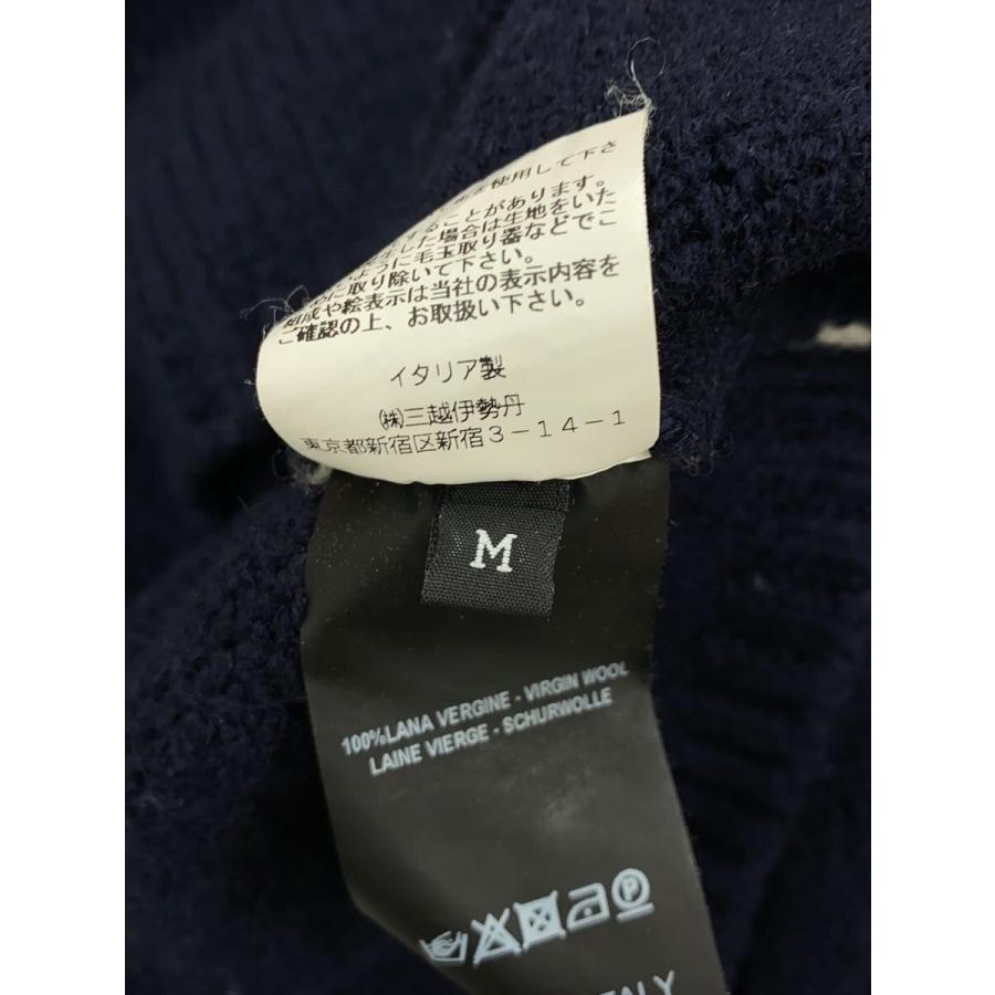RAF SIMONS◆ニット・セーター(厚手)/M/ウール/NVY//