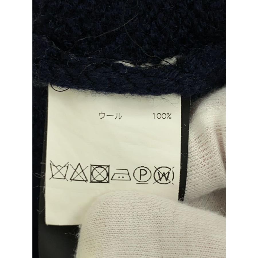 RAF SIMONS◆ニット・セーター(厚手)/M/ウール/NVY//