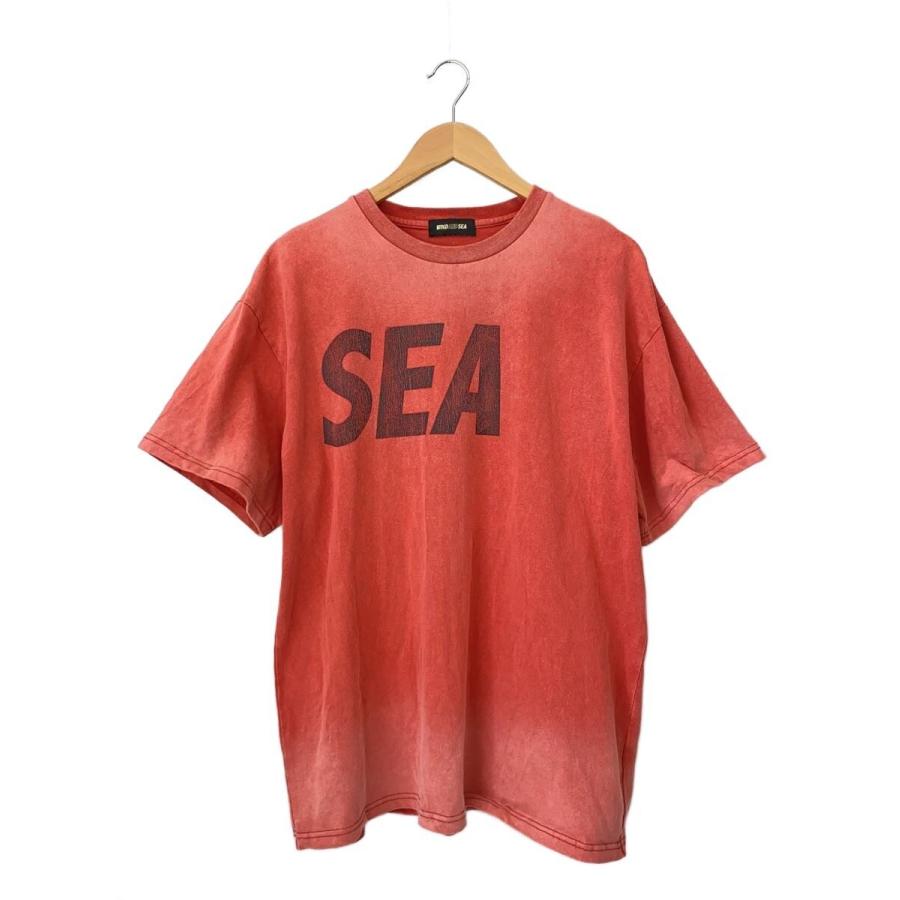 WIND AND SEA◇Tシャツ/L/コットン/RED : セカンドストリートYahoo!店
