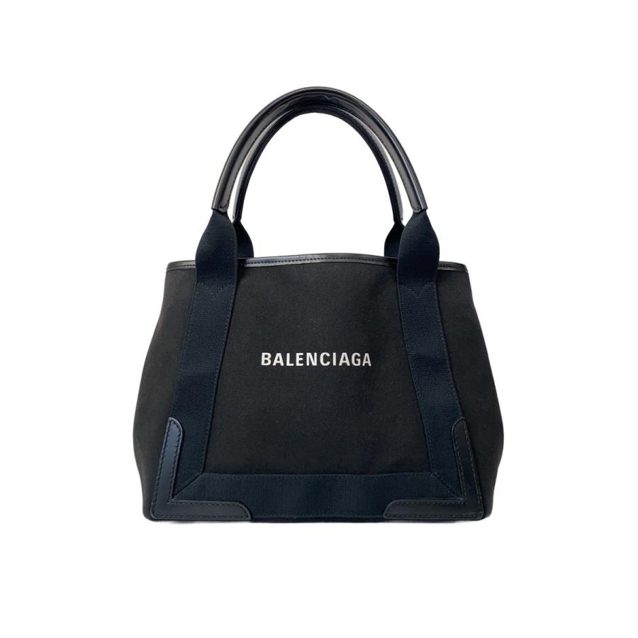 BALENCIAGA◇トートバッグ/キャンバス/BLK/339933// : セカンド