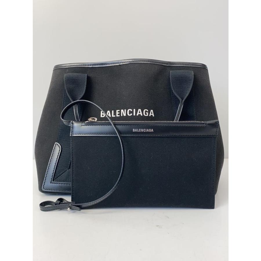 BALENCIAGA◇トートバッグ/キャンバス/BLK/339933// : セカンド