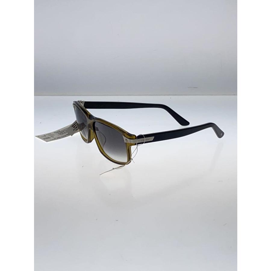 Cartier◇サングラス/ウェリントン/プラスチック/KHK/GRY Cartier◇サングラス/ウェリントン/プラスチック/KHK/GRY