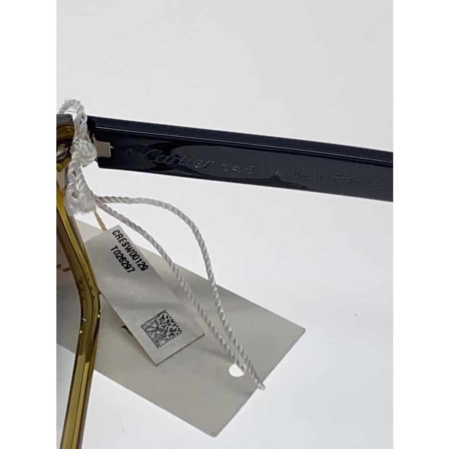 Cartier◇サングラス/ウェリントン/プラスチック/KHK/GRY Cartier◇サングラス/ウェリントン/プラスチック/KHK/GRY