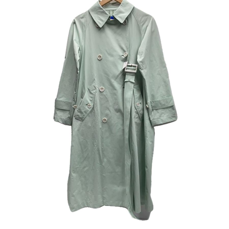 BLUE LABEL CRESTBRIDGE◇トレンチコート/--/コットン/GRN/無地/55A03