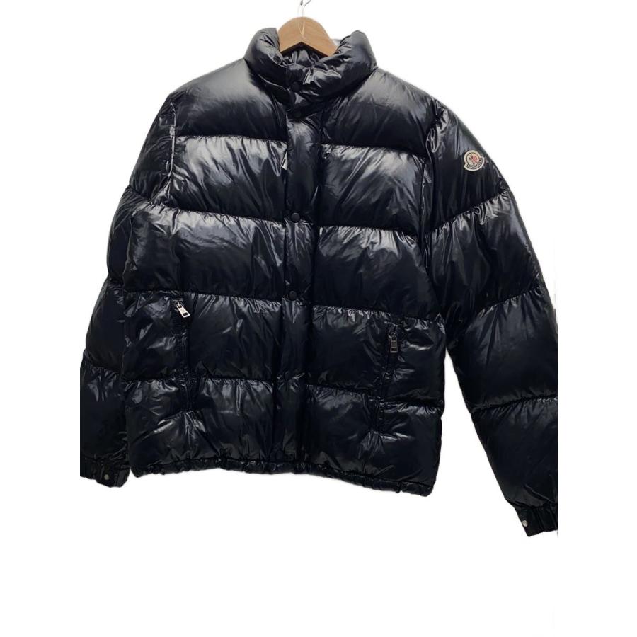 MONCLER◇エベレストダウンジャケット/1/ナイロン/BLK/無地/Z7HJ199 