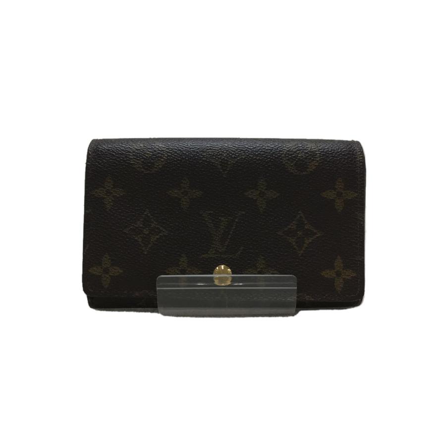 LOUIS VUITTON◇3つ折り財布/--/ブラウン/総柄 :2336110371517