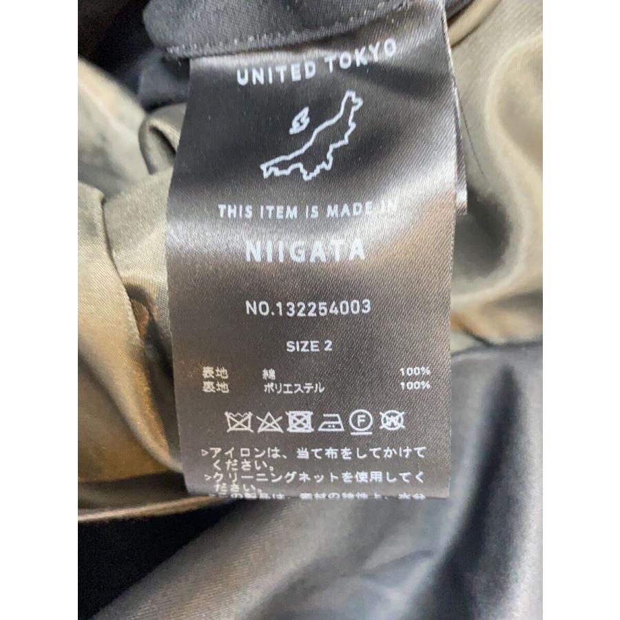 UNITED TOKYO◇超撥水ベンタイルコットンコート/2/コットン/BLK UNITED TOKYO◇超撥水ベンタイルコットンコート/2/コットン/BLK