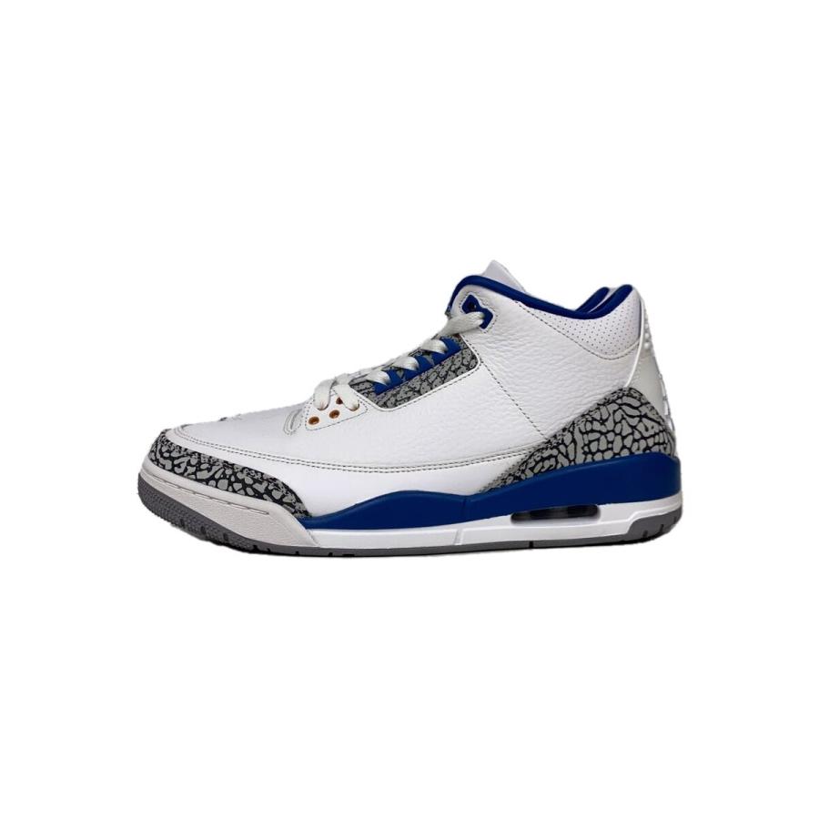 NIKE◇AIR JORDAN 3 RETRO_エアジョーダン レトロ/28cm/WHT : セカンド 