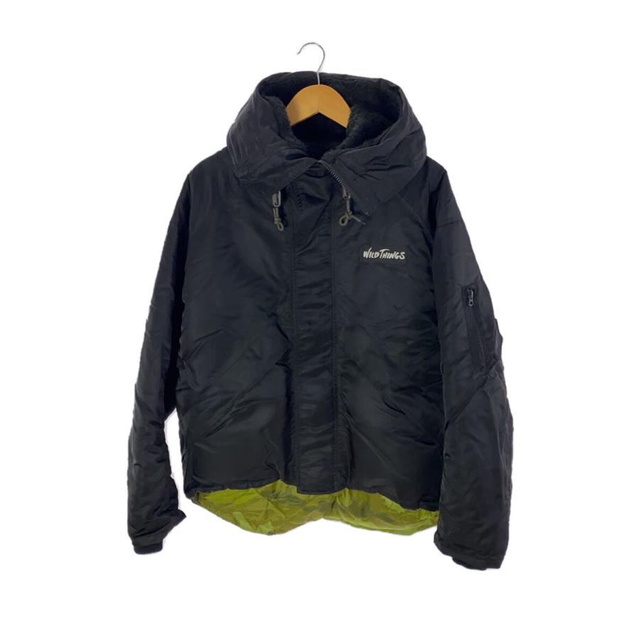 WILDTHINGS◇UNITED CARR CORP/ジャケット/M/ナイロン/BLK/無地/N-3B