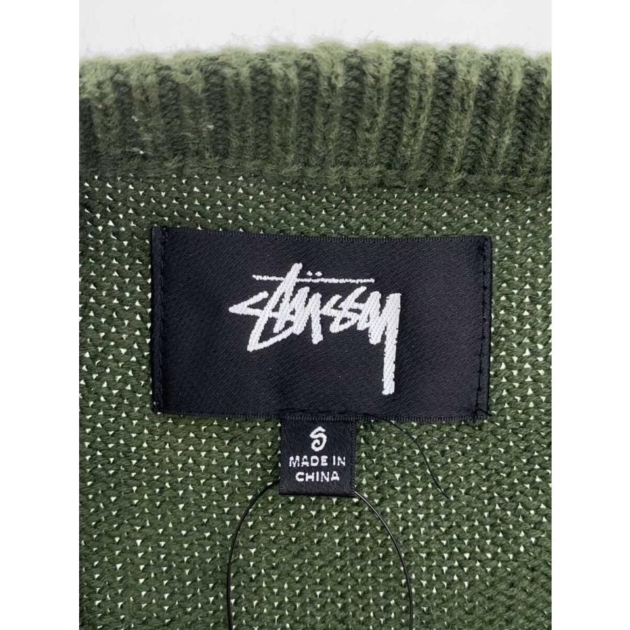 STUSSY◇ニット・セーター(薄手)/S/コットン/GRN/117073// : セカンド