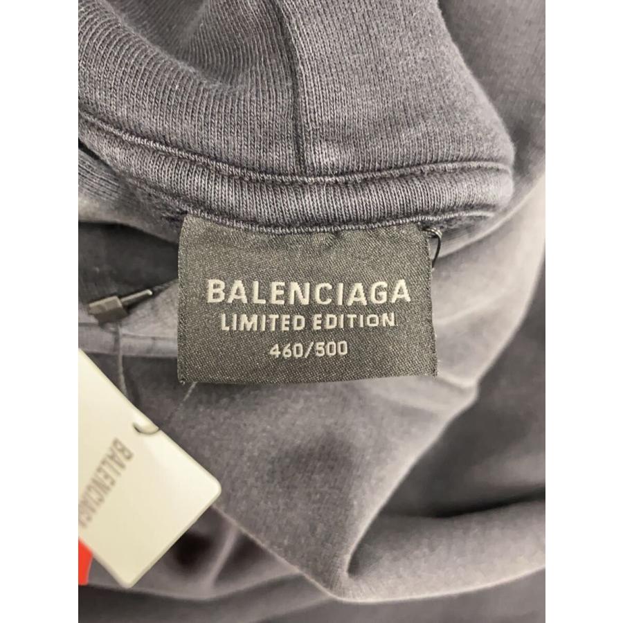 BALENCIAGA◆BFRND SERIES/パーカー/3/コットン/BLK/739024//_2