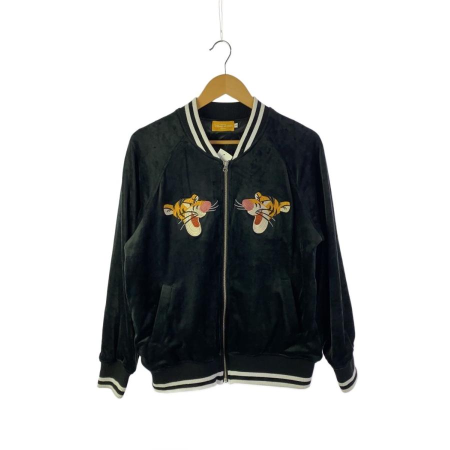 Disney RESORT◇スカジャン/M/ベロア/BLK/刺繍/ティガー : セカンド