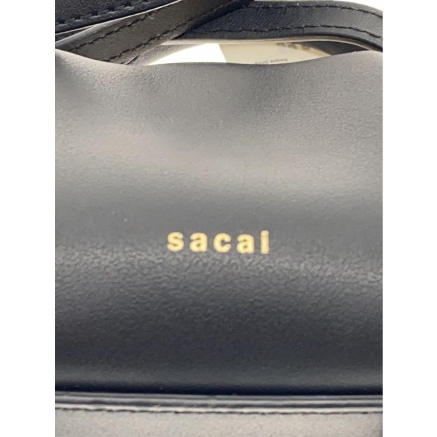 sacai◆ショルダーバッグ/レザー/BLK_4