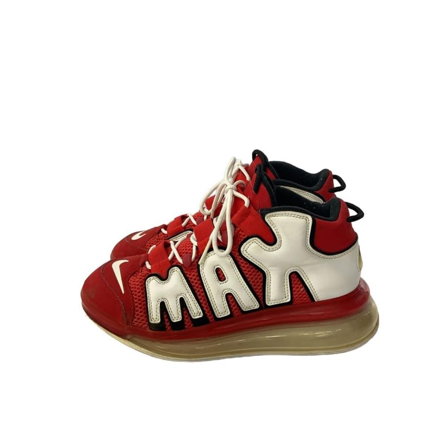 NIKE◇AIR MORE UPTEMPO 720 QS 2/エアモアアップテンポ/レッド/CJ3662