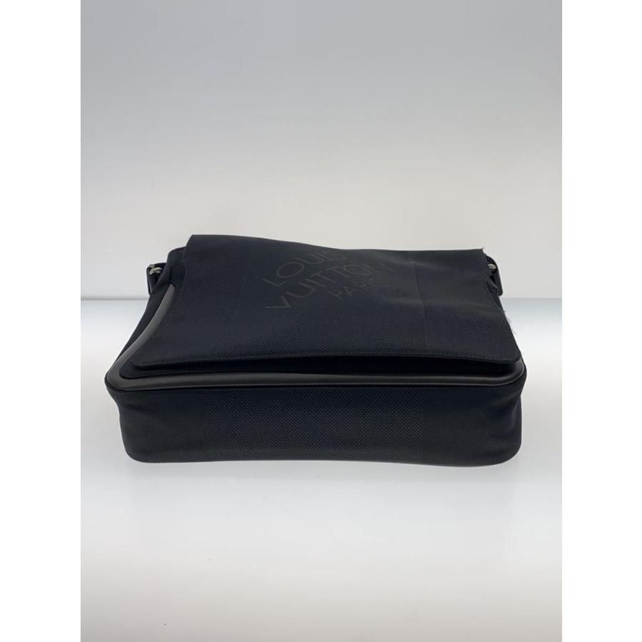 LOUIS VUITTON◇メサジュ_ダミエ・ジェアン/ナイロン/BLK : セカンド