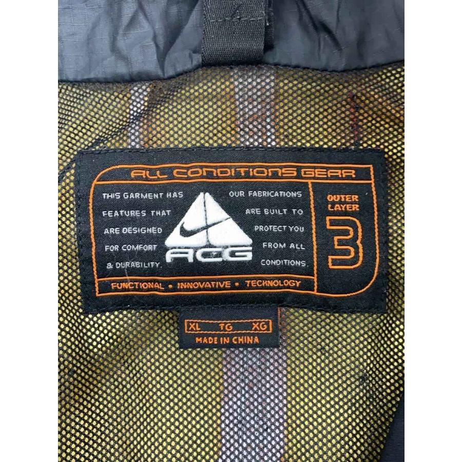 NIKE ACG◇マウンテンパーカ/XL/ポリエステル/BLK/無地 : セカンド