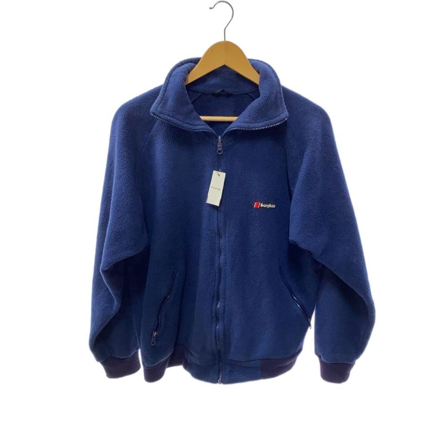 berghaus/フリースジャケット/L/ポリエステル/NVY/英国製/90s/旧ロゴ