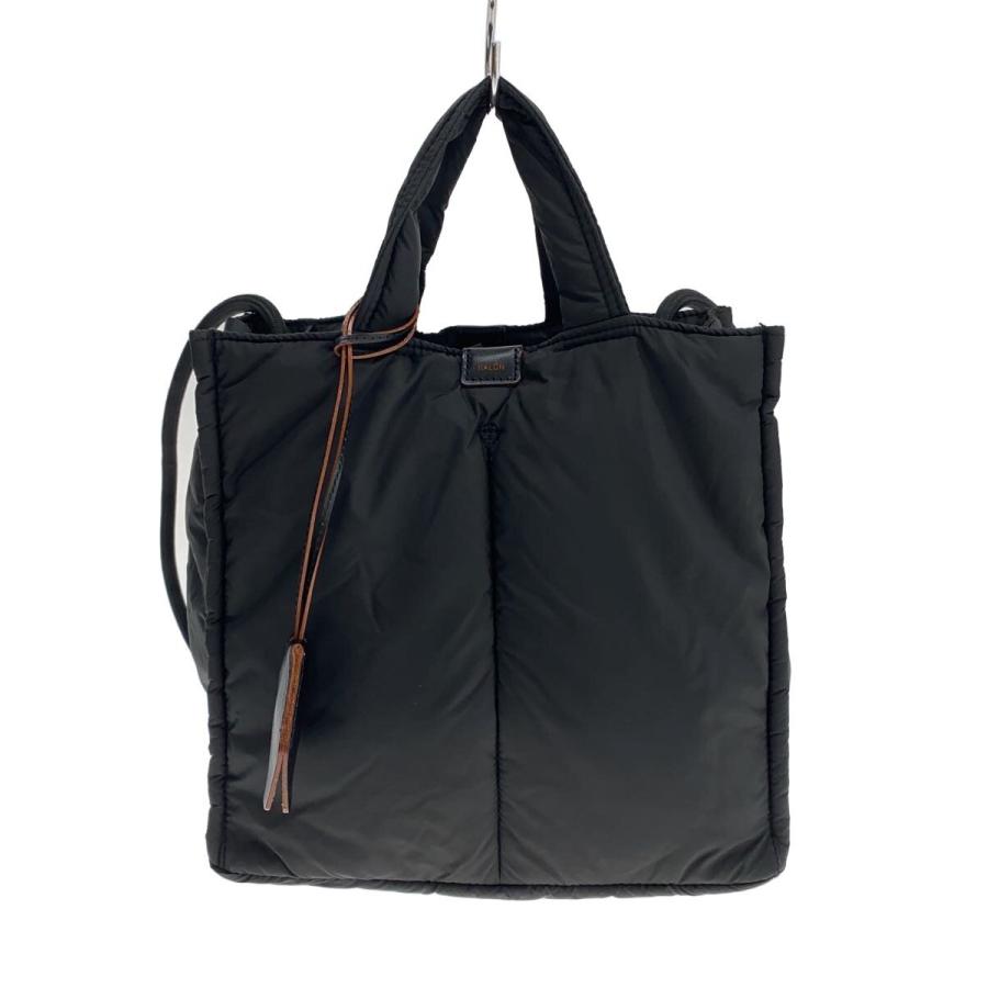hALON◇パディング ミニトートバッグ/トートバッグ/--/BLK : セカンド
