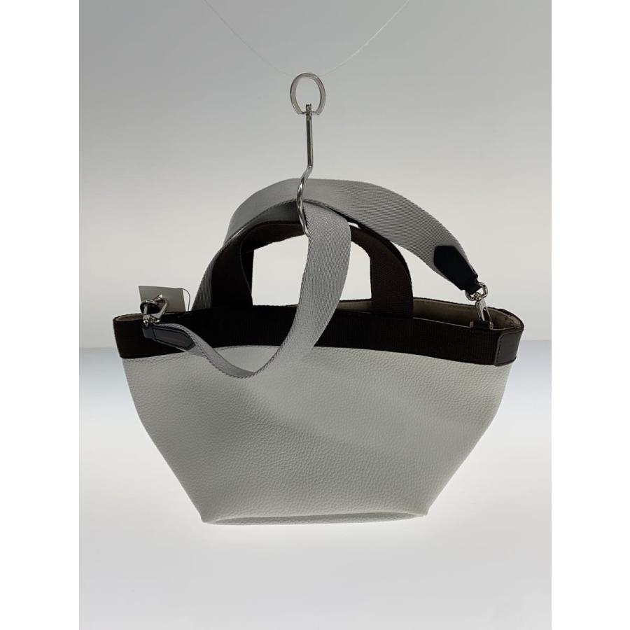 Herve Chapelier◆ショルダーバッグ/レザー/WHT/2701GP/1662Aの画像