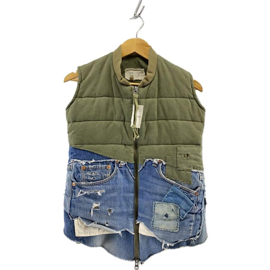 Greg Lauren デニムパッチワークベースボールジャケット Greg Lauren デニムパッチワークベースボールジャケット 1