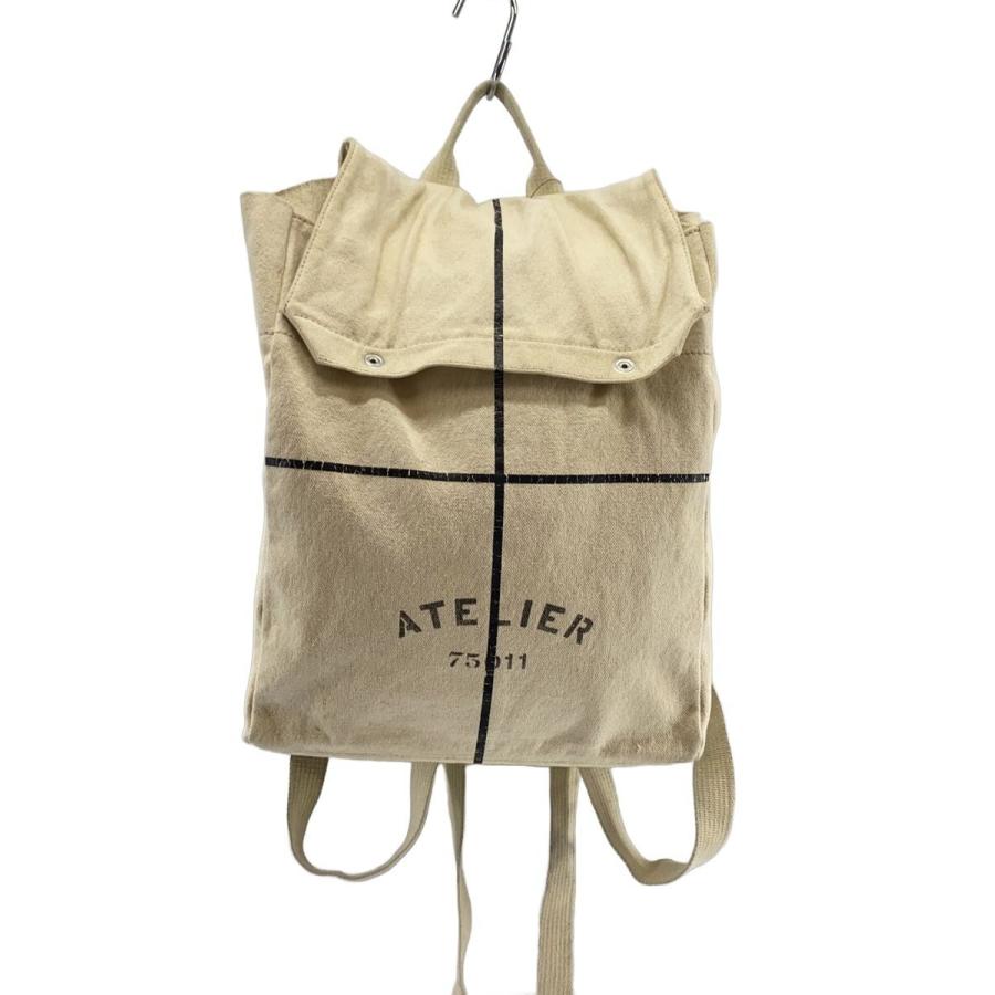 Maison Margiela◇リュック/キャンバス/WHT/p01pr/2018/362/1 