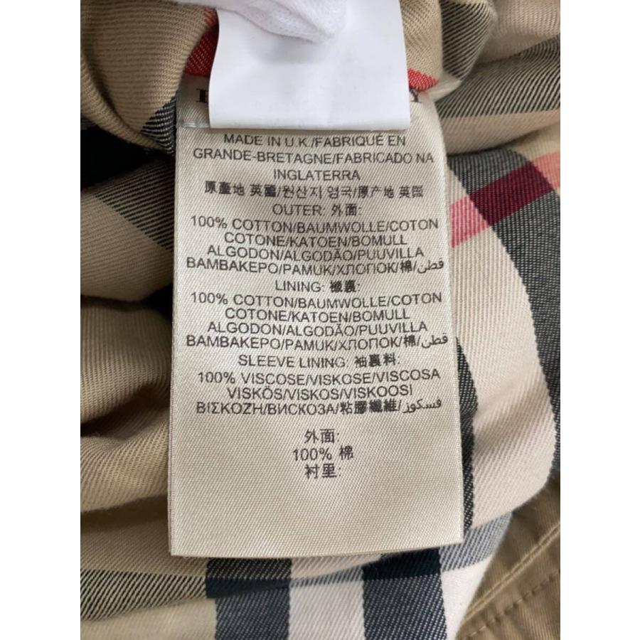 BURBERRY◇トレンチコート/46/コットン/BEG/無地/3761561 : セカンド