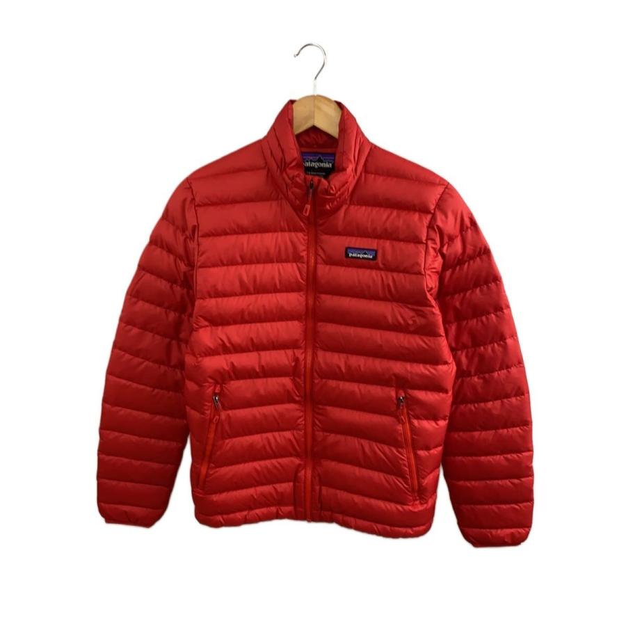 Patagonia ダウンジャケット patagonia◇ダウンジャケット/XS/ポリエステル/RED/無地/84674FA19