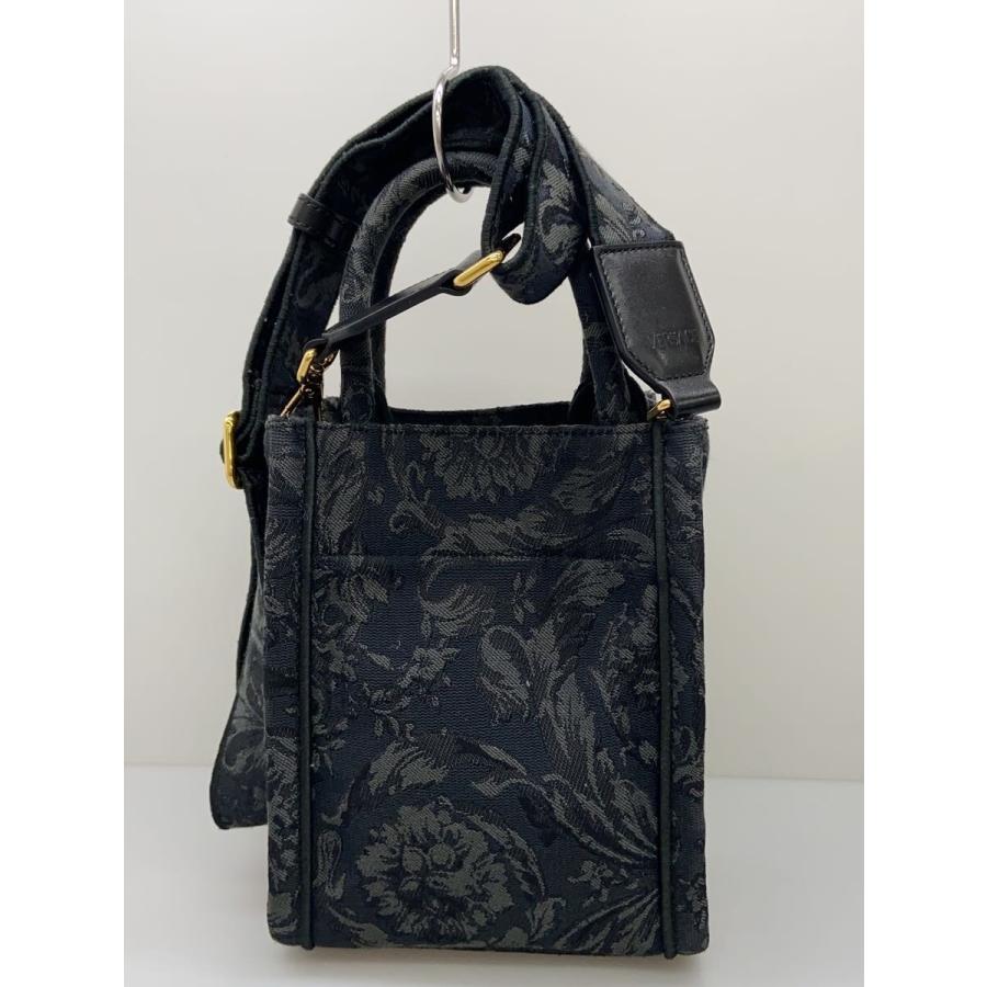 VERSACE◆トートバッグ/--/BLK/総柄/1011565 1A09741の画像