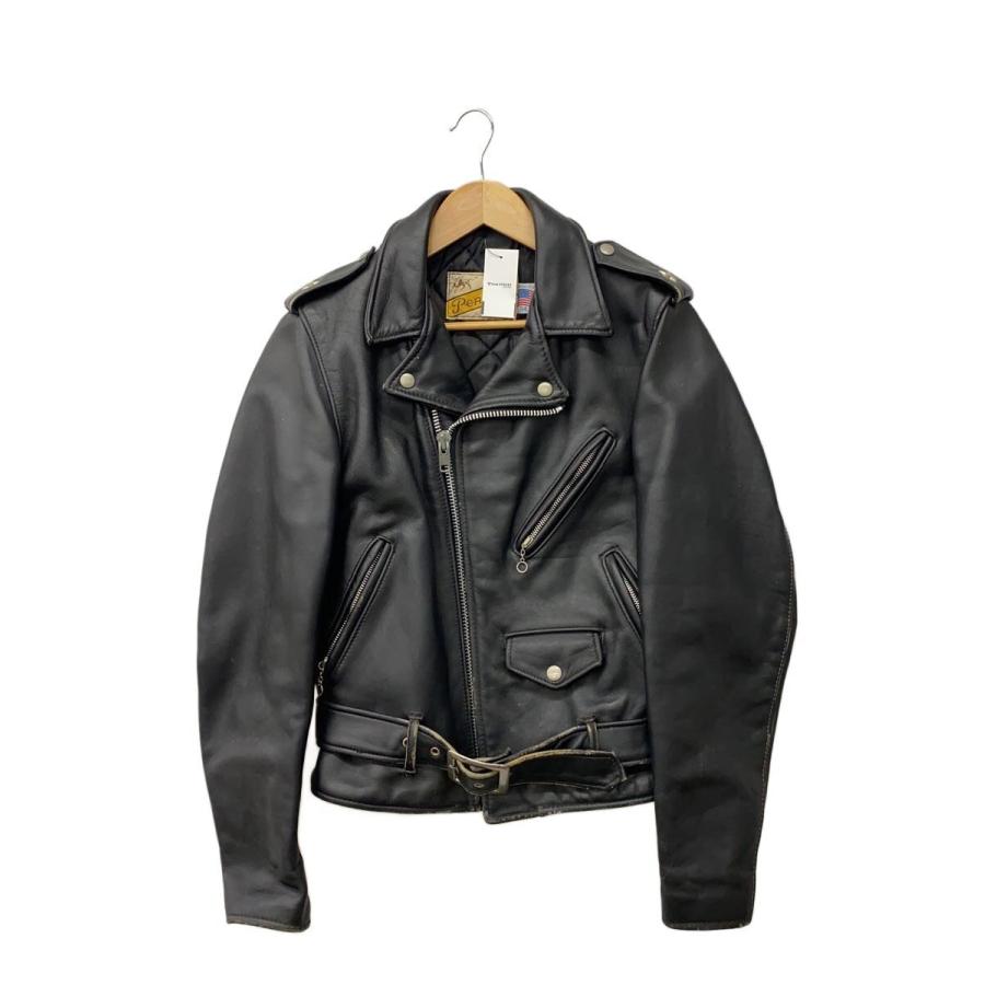 Schott ショット ダブルライダースジャケット Schott◇ダブルライダースジャケット/34/牛革/BLK/613// : セカンド