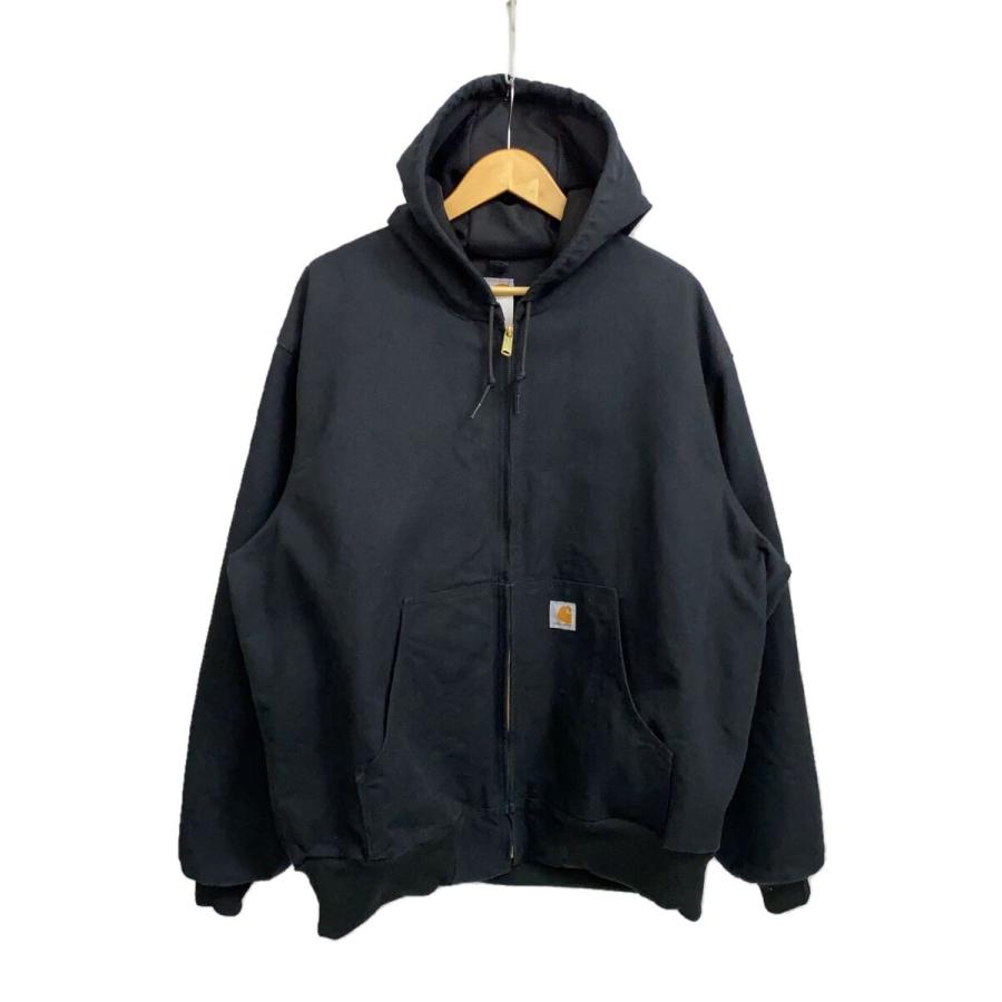 Carhartt◇ダックアクティブジャケット/XL/コットン/BLK/無地 Carhartt◇ダックアクティブジャケット/XL/コットン/BLK/無地