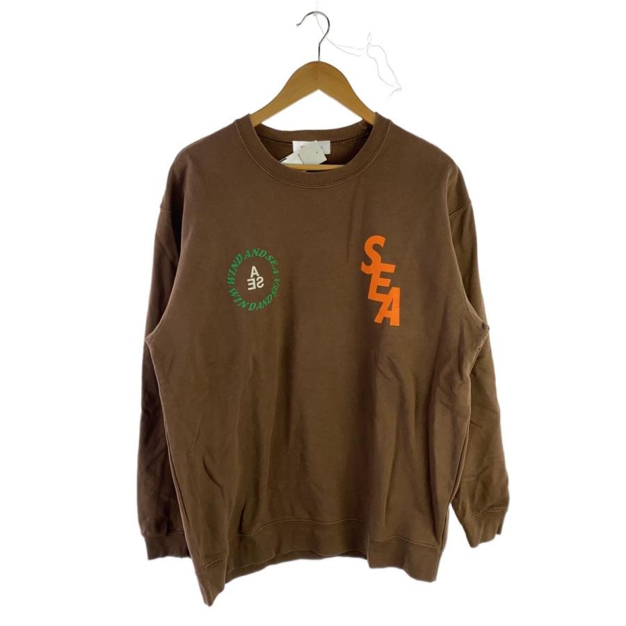 WIND AND SEA◇スウェット/L/コットン/BRW : セカンドストリートYahoo