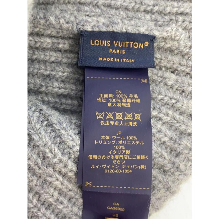 LOUIS VUITTON◇ニットキャップ/S/ウール/GRY/メンズ/M94833