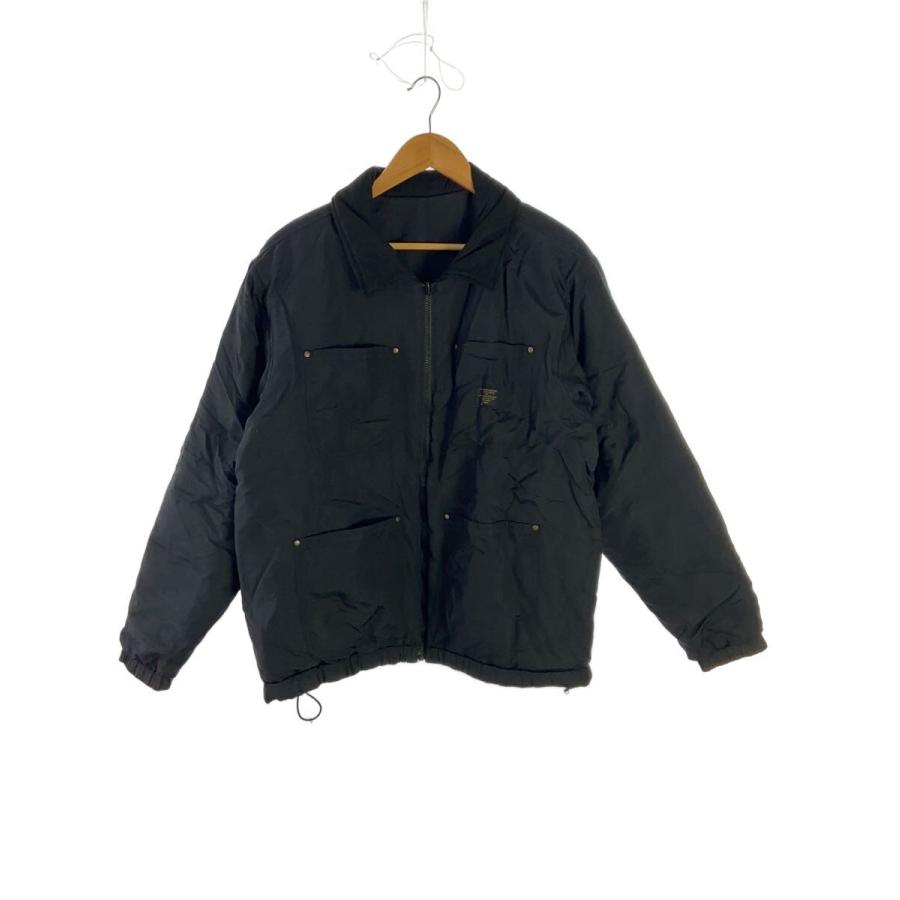 FTC◇ブルゾン/REVERSIBLE PUFFY WORK JACKET/L/ナイロン/BLK