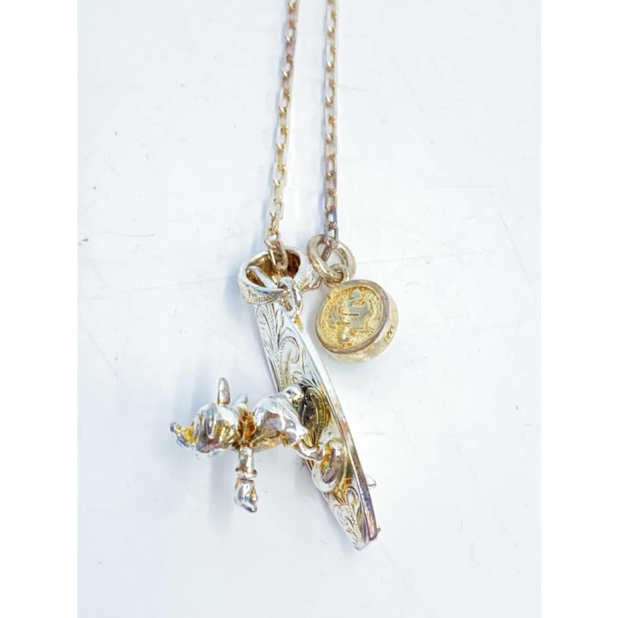 LONO◇ネックレス/SV925/GLD/トップ有/ミッキーマウス/ハワイアン