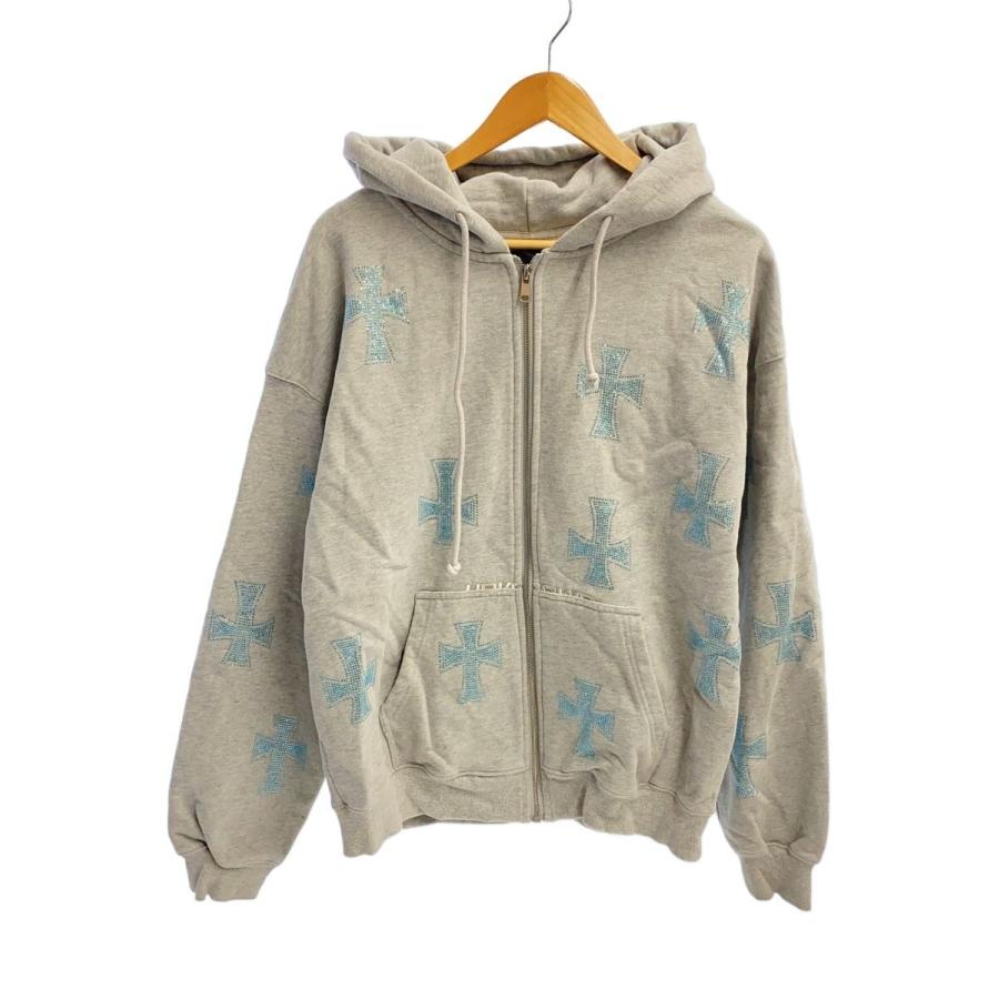 UNKNOWN◇ジップパーカー/M/コットン/GRY : セカンドストリートYahoo