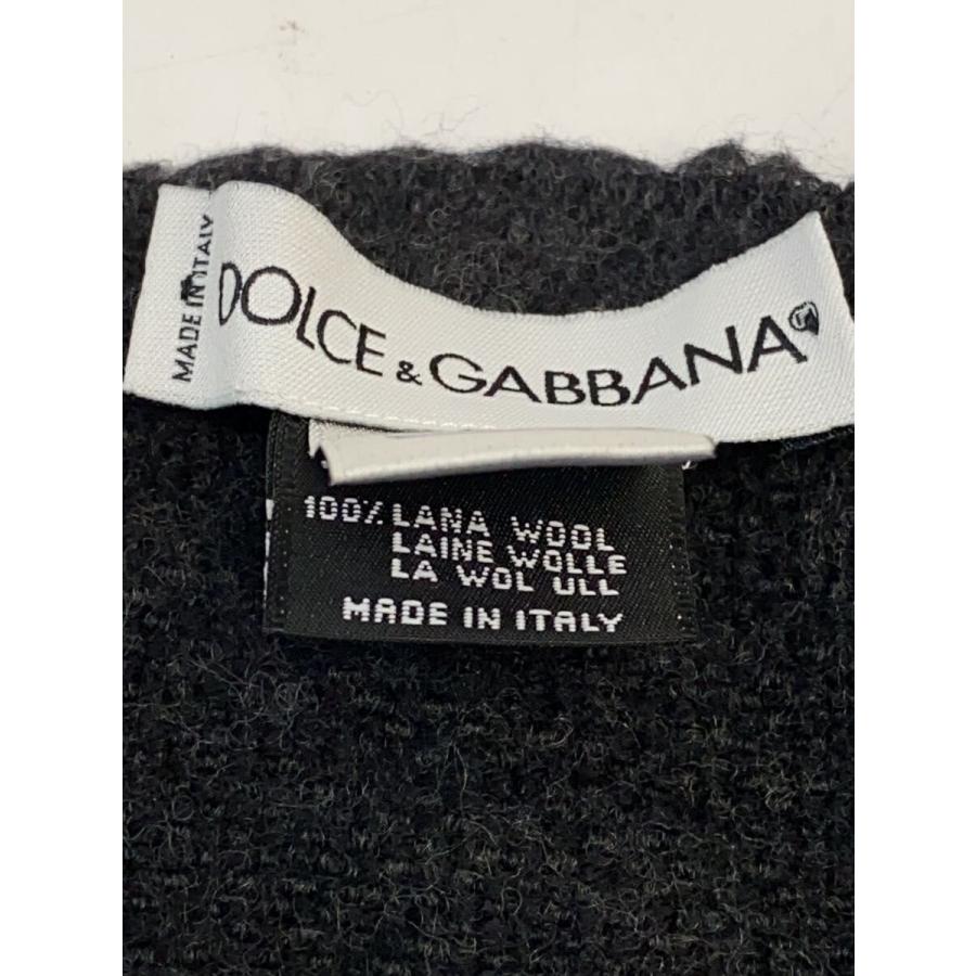 DOLCE&GABBANA◇マフラー/ウール/BLK/メンズ : セカンドストリート