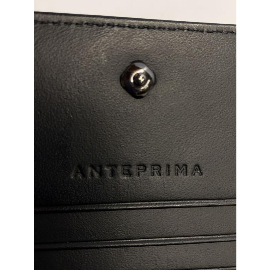 ANTEPRIMA◇2つ折り財布/フォラータ/--/BLK/花柄/レディース